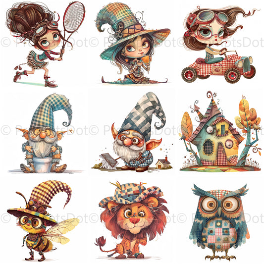 Quirky Animals Whimsical Characters Characters Midjourney Prompt